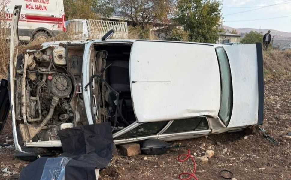 Kontrolden Çıkan Otomobil Takla Attı: Sürücü Yaşamını Yitirdi