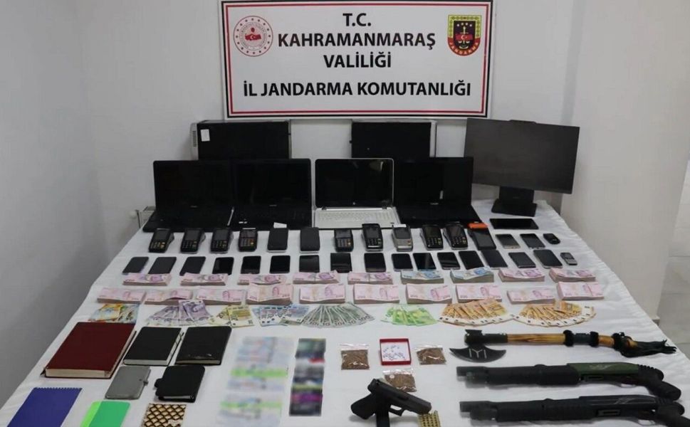 Kahramanmaraş Dahil 7 İlde Organize Suç Örgütlerine Yönelik Operasyon Düzenlendi