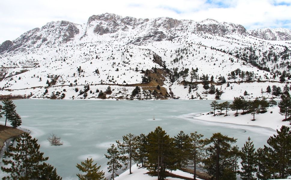 Barajlar Buz Tuttu, Kartpostallık Görüntüler Ortaya Çıktı