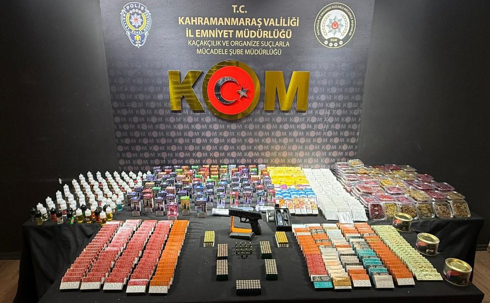 KOM’dan Kaçakçılara Darbe: Çok Sayıda Ürün Ele Geçirildi