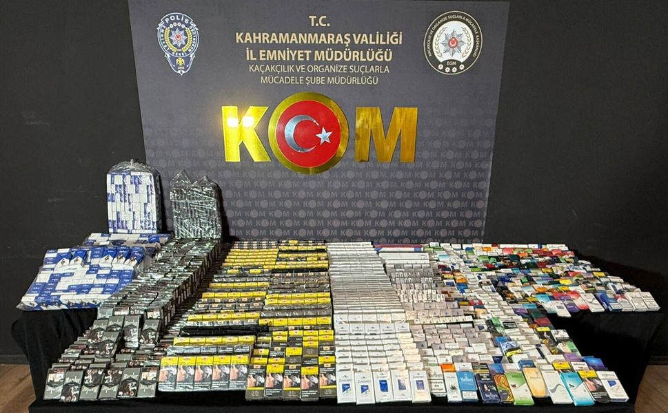 2 Bin 800 Paket Kaçak Sigara Ele Geçirildi
