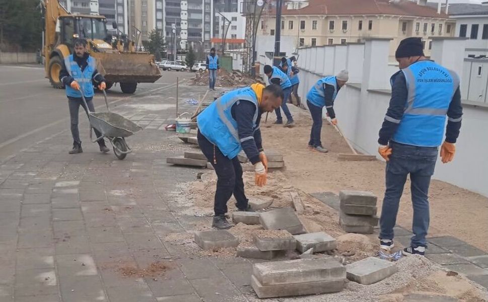 Afşin Belediyesi Bayram Öncesi Çalışmalarını Sürdürüyor