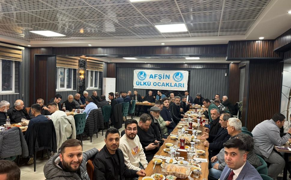 Afşin Ülkü Ocakları’ndan Birlik ve Beraberlik İftarı