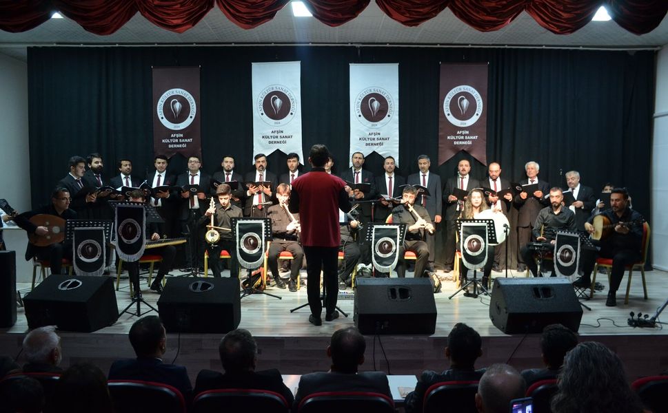 Afşin’de Türk Tasavvuf Müziği Konseri Yoğun İlgi Gördü