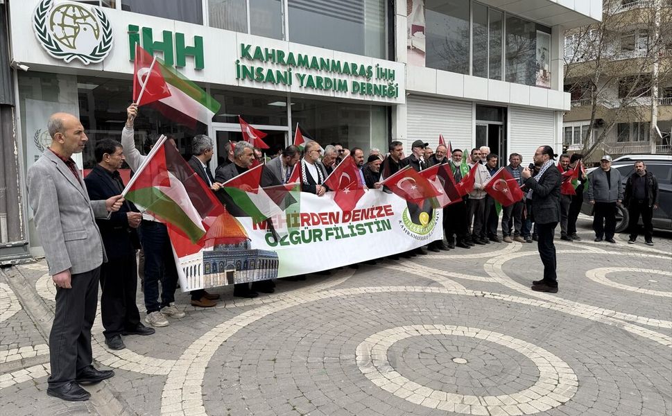 Kahramanmaraş’ta Orta Doğu’daki Saldırılara Tepki