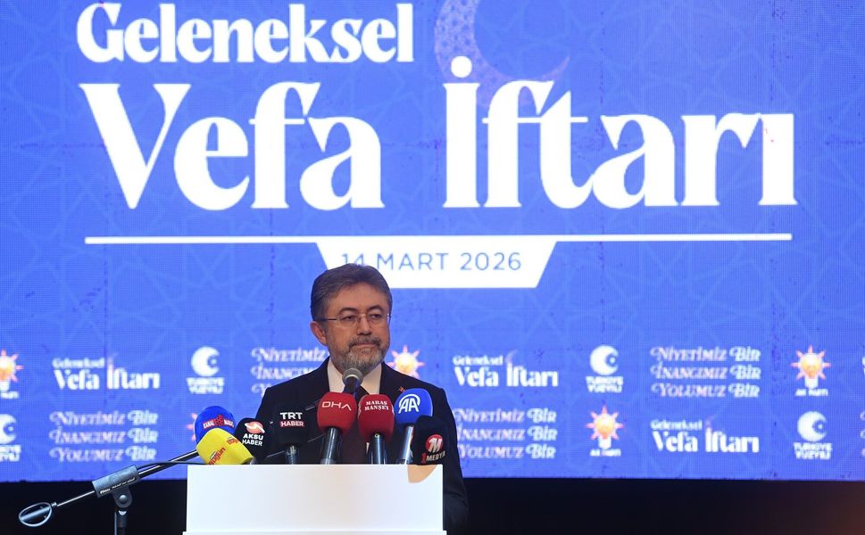 Bakan Yumaklı, Kahramanmaraş'ta Vefa İftarında Konuştu