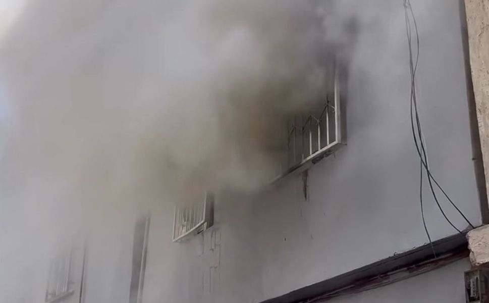 Evde Çıkan Yangın Panik Yarattı