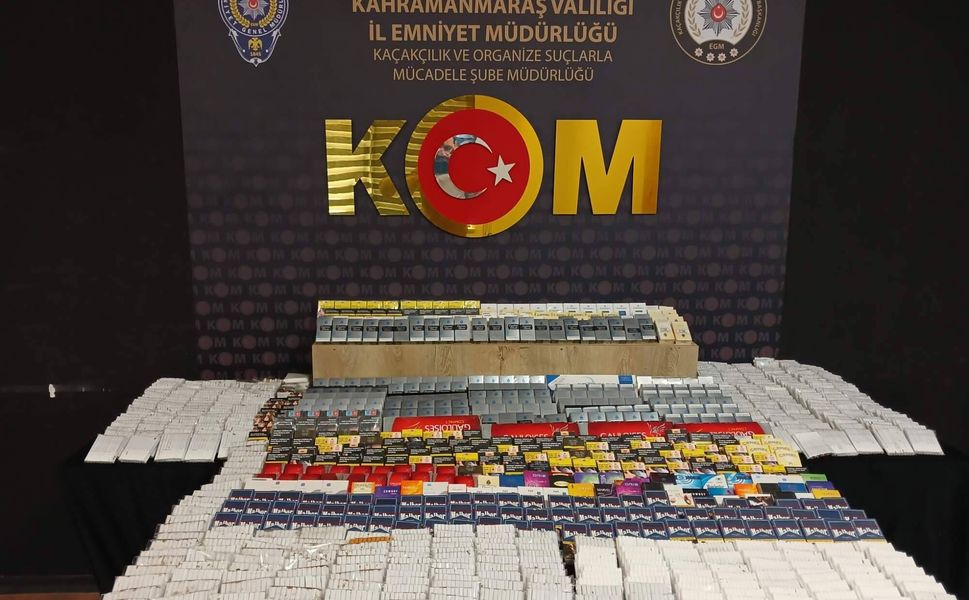 10.600 Dal Kaçak Sigara Ele Geçirildi