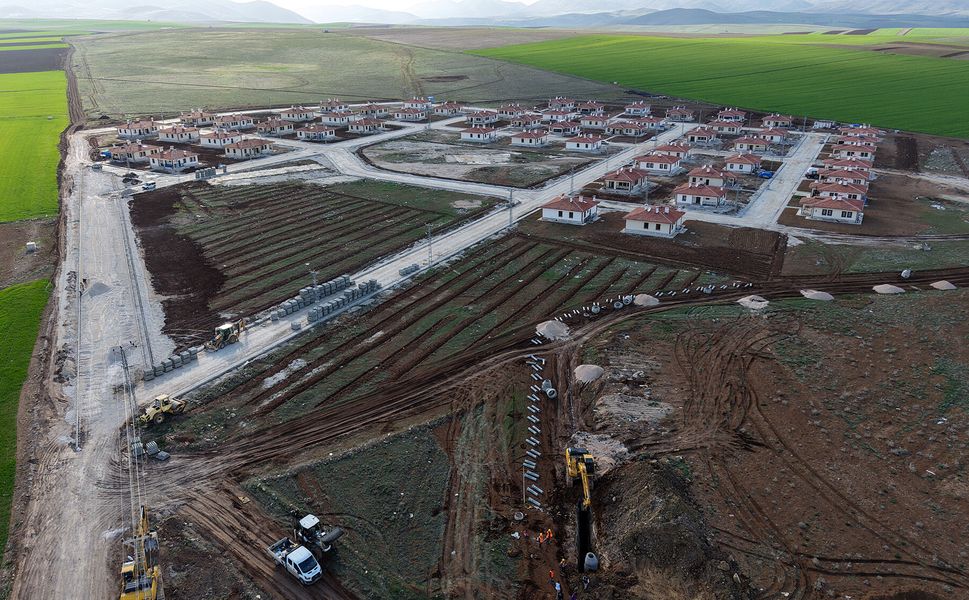 Afşin’de Köy Evleri Yeni Altyapı Hatlarına Kavuşuyor