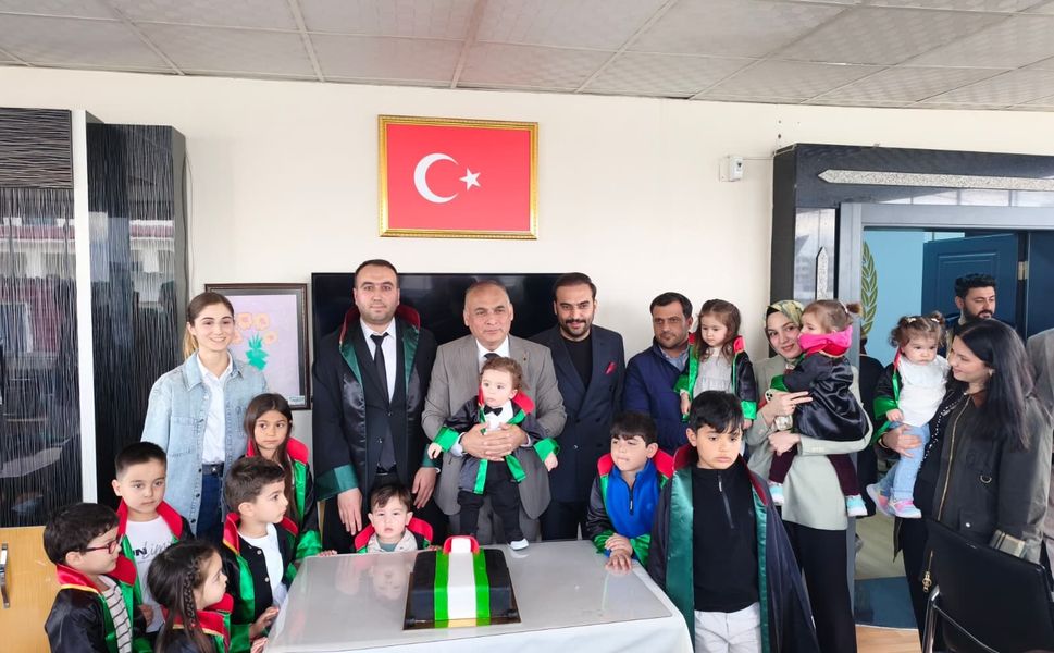 Afşin’de Minikler Avukat Cübbesi Giydi