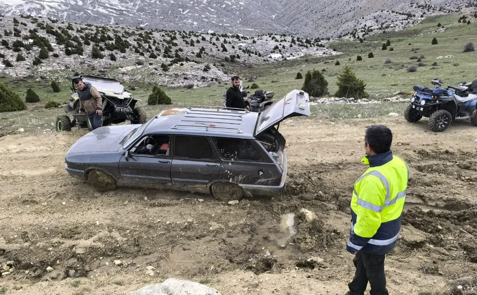Afşin’de Yaylada Mahsur Kalan Vatandaş Kurtarıldı