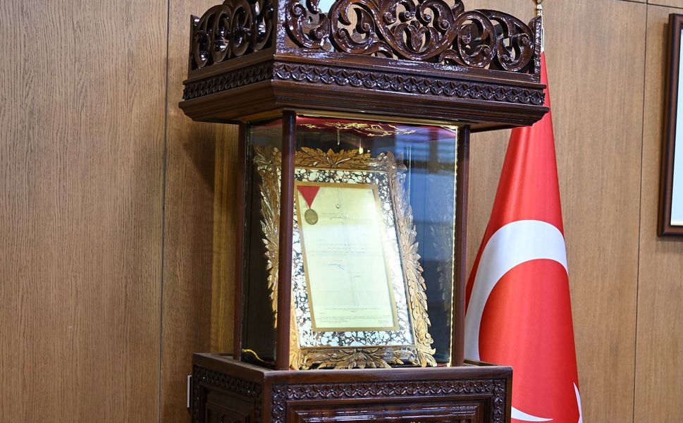 Kahramanmaraş'ın İstiklal Madalyası 101 Yıldır Özenle Muhafaza Ediliyor