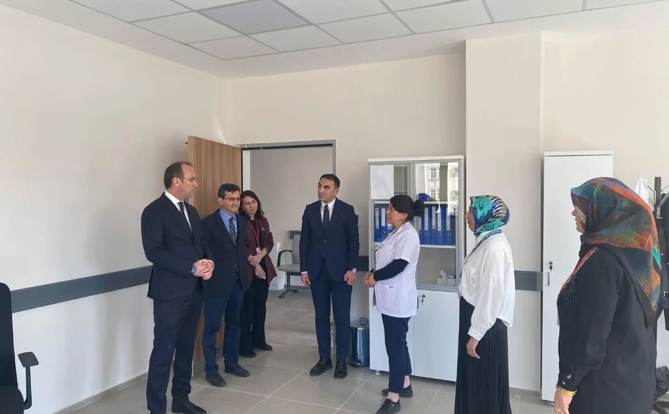 Kaymakam Sarıdoğan Sağlıklı Hayat Merkezi’ni Ziyaret Etti