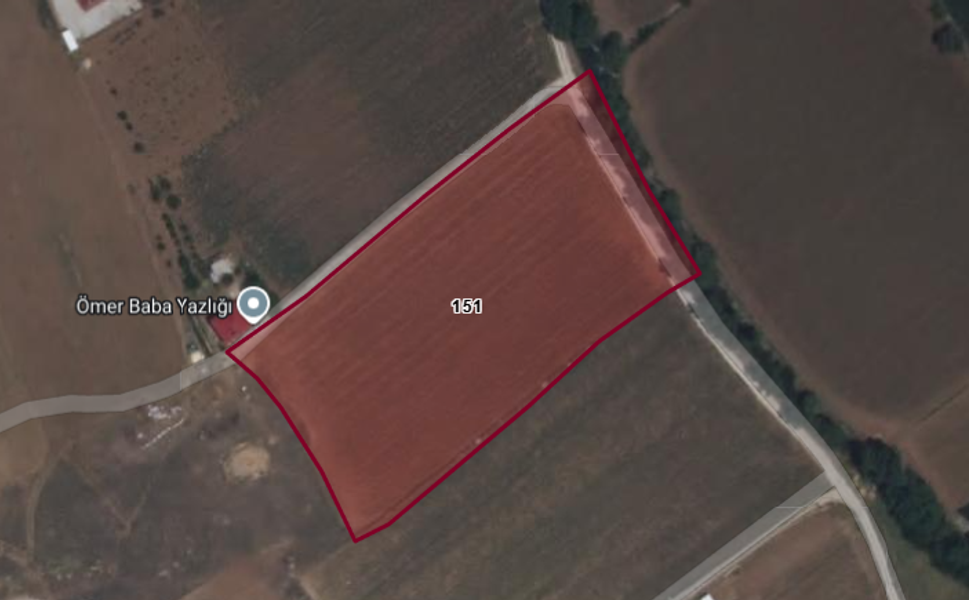 Afşin’de Sulu Tarım Arazisi Mahkemeden Satılık