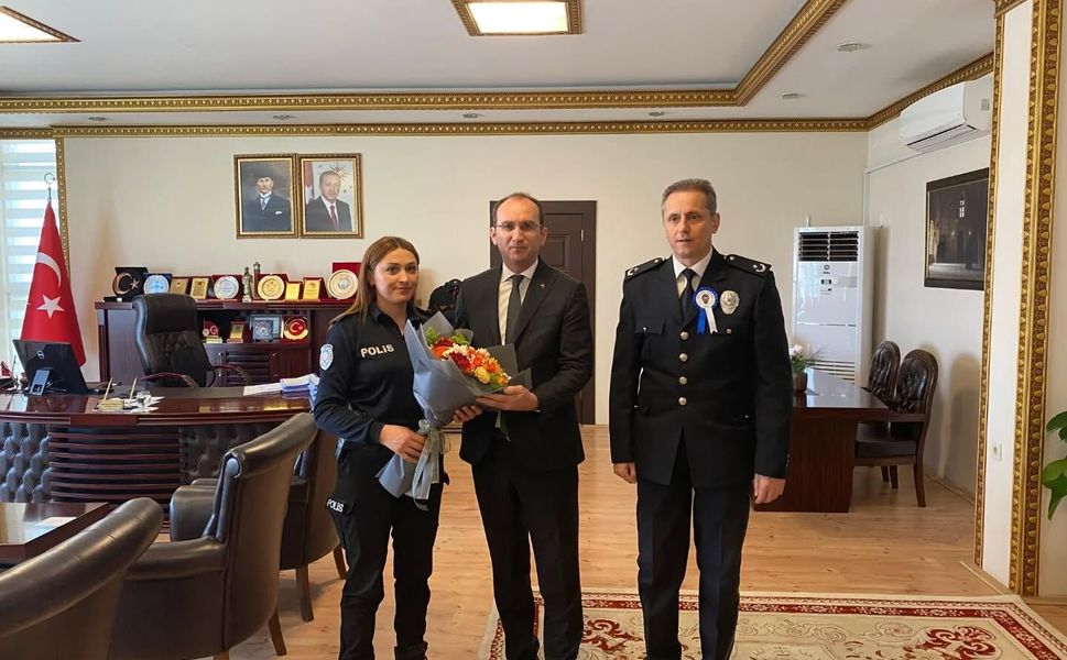 Türk Polis Teşkilatı’nın 181. Yılında Kaymakam Sarıdoğan’a Anlamlı Ziyaret