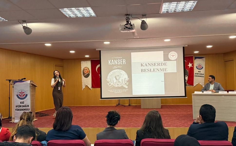 Afşin Sağlık Yüksekokulu’nda Kansere Karşı Bilinçlendiren Panel