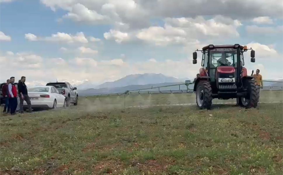 Afşin’de 423 Dekarlık Alana Yem Bitkisi Ekimi Yapıldı