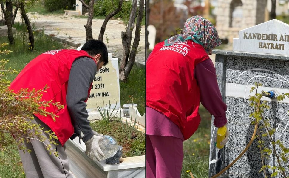 Afşin’de Gençlerden Anlamlı Çalışma: Geçmişe Saygı, Topluma Örnek Davranış