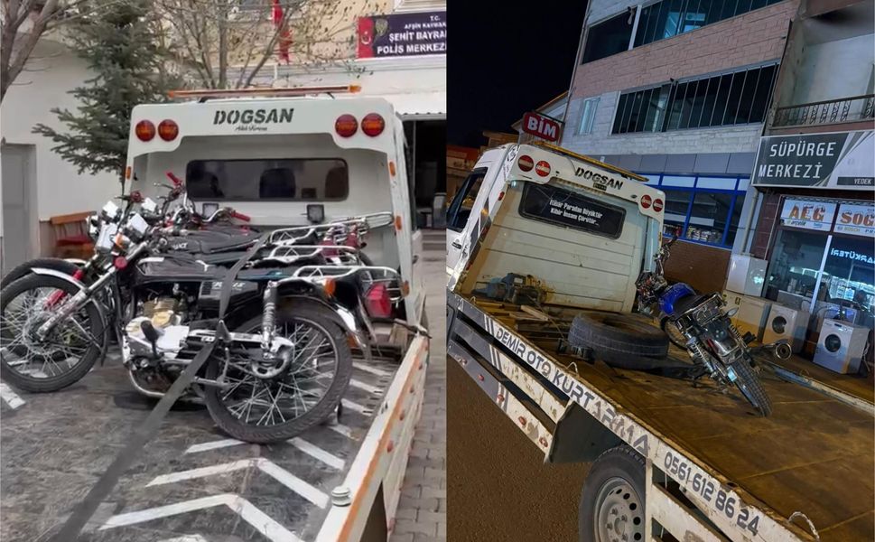 Afşin’de Motosiklet Denetimleri Sıkılaştı: Kurallara Uymayanlara Ceza Yağdı