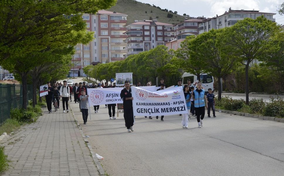 Afşin’de “Sağlık İçin Hareket Et” Yürüyüşü Düzenlendi