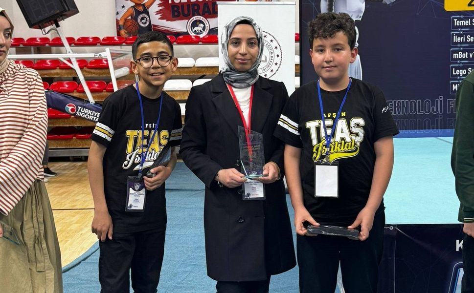 Afşin’den Robotik Teknoloji Festivalinde Büyük Başarı