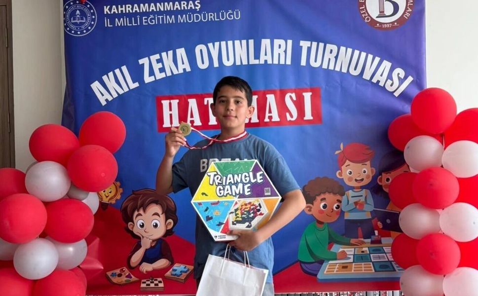 Afşinli Öğrenci Eymen’den Akıl ve Zekâ Oyunlarında İl Birinciliği
