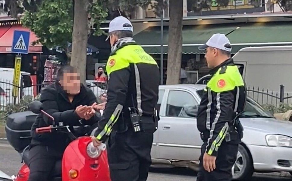 Bindiği Motosikletin İki Katı Ceza Yedi