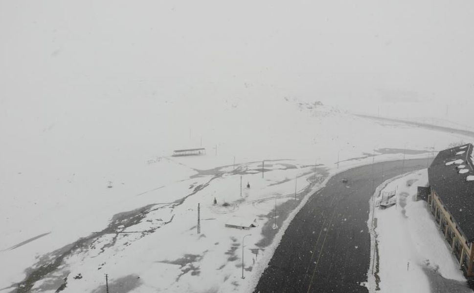Kahramanmaraş'ta Mayısta Kar Sürprizi