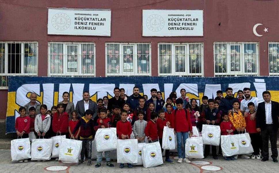 Sultangazi Genç Fenerbahçeliler ’den Afşinli Çocuklara Gönül Köprüsü