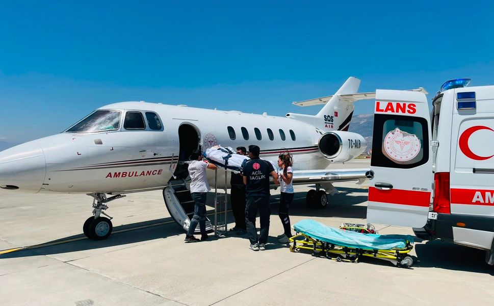 Saldırıda Yaralanan Mustafa Ambulans Uçakla Ankara’ya Sevk Edildi