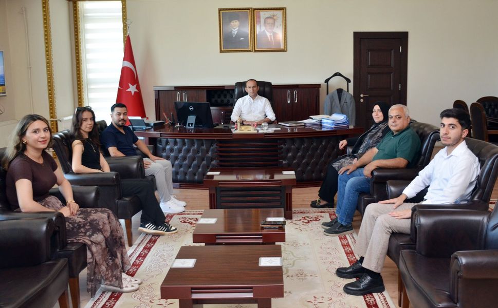 Yeşil Afşin Gazetesi’nden Kaymakam Sarıdoğan’a Veda Ziyareti