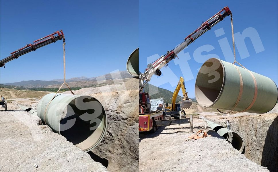 Afşin’de Adatepe Barajı Sulama Hattındaki Arızada Çalışmalar Sürüyor