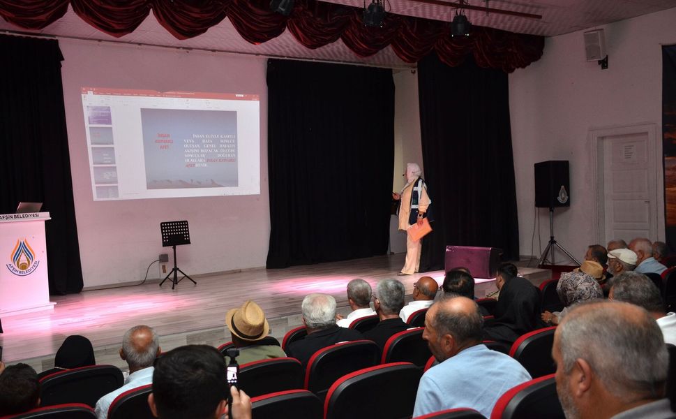 Afşin’de Afet Farkındalık Konferansı Düzenlendi