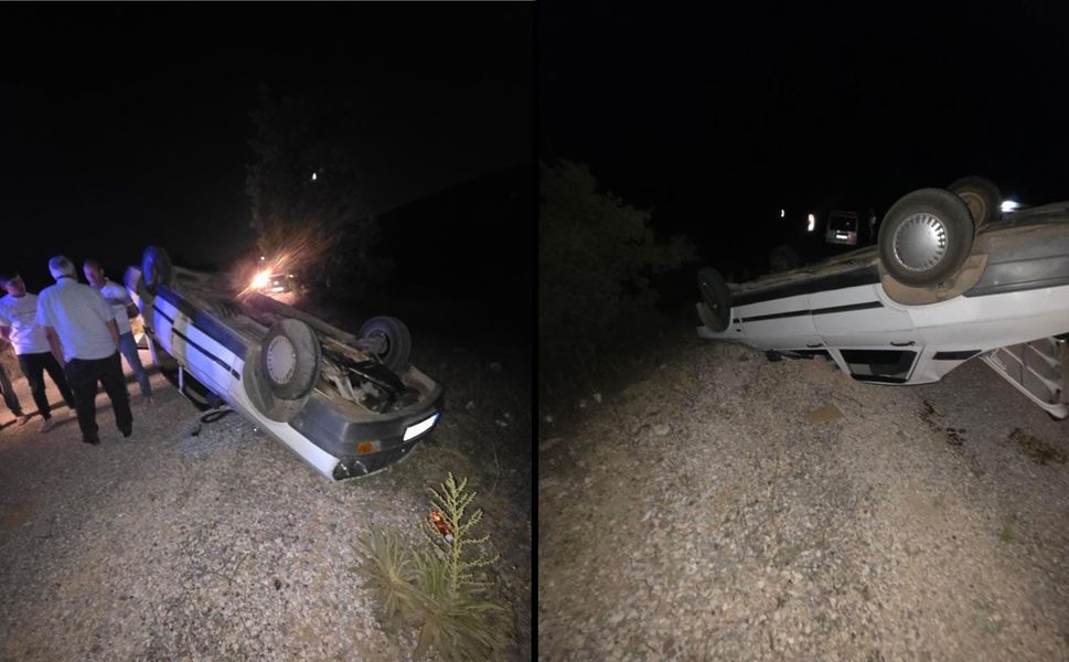 Afşin'de Otomobil Takla Attı: 1 Yaralı