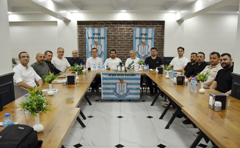 Afşinspor Yeni Yönetimi İlk Basın Toplantısını Gerçekleştirdi