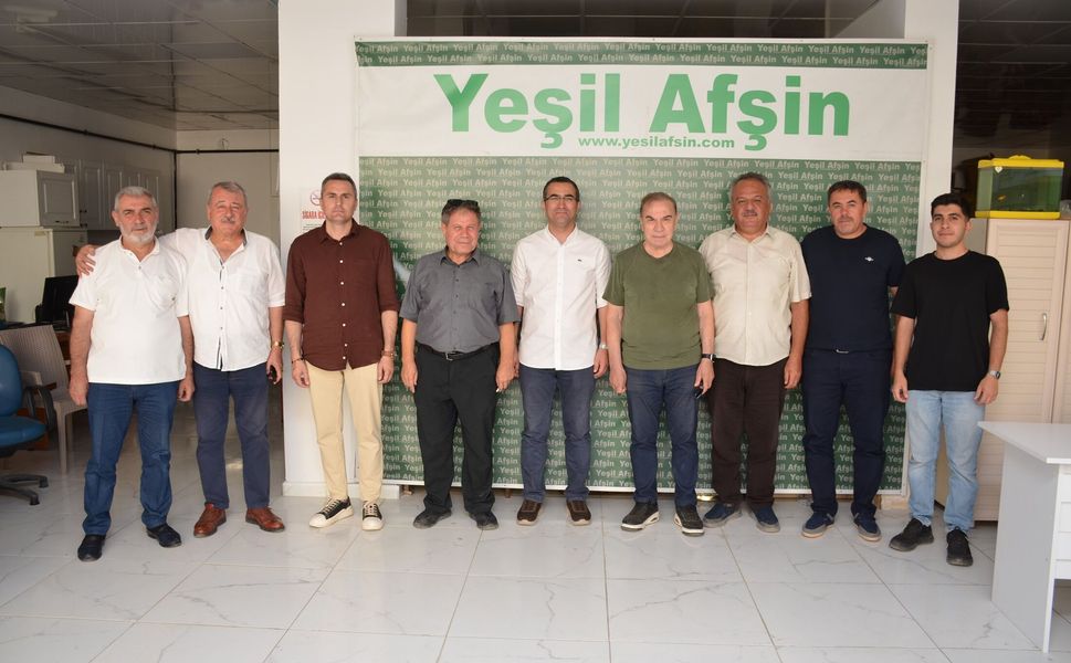 Kahramanmaraş Büyükşehir Gazeteciler Cemiyeti'nden Yeşil Afşin’e Ziyaret