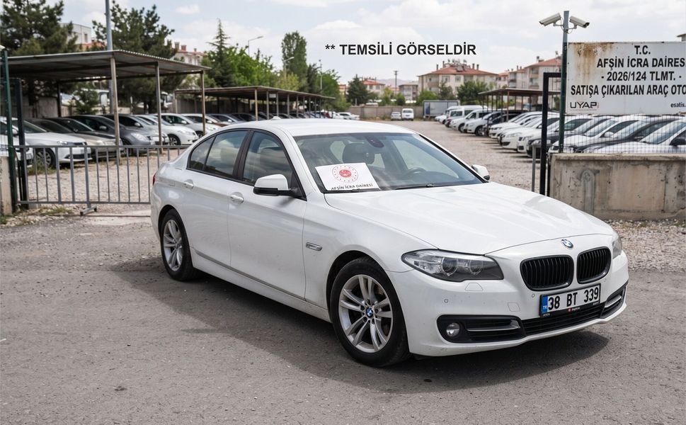 Afşin’de 2014 Model BMW 5 Serisi İcradan Satışa Çıkarıldı