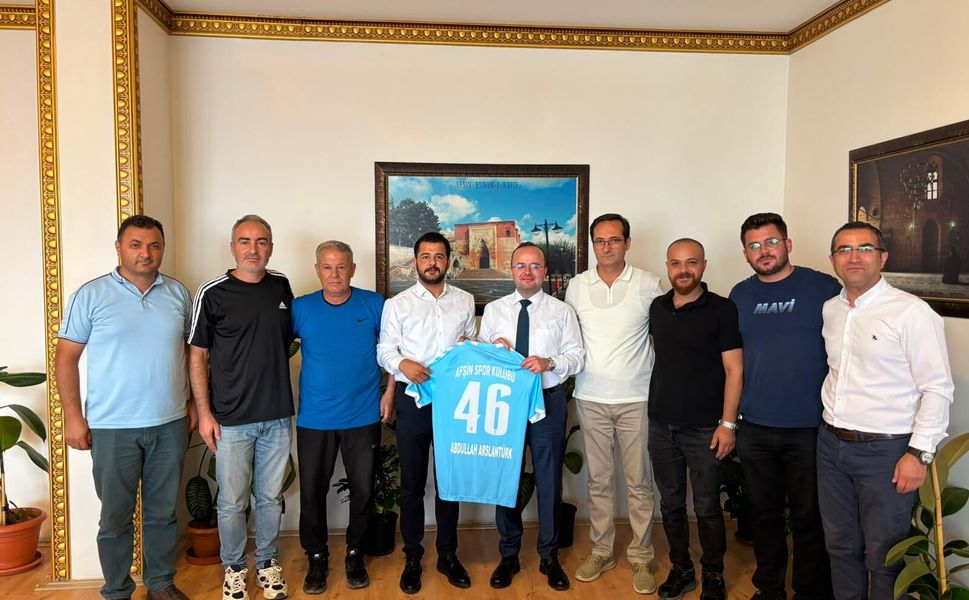 Afşin Spor Yönetiminden Kaymakam Arslantürk’e Ziyaret