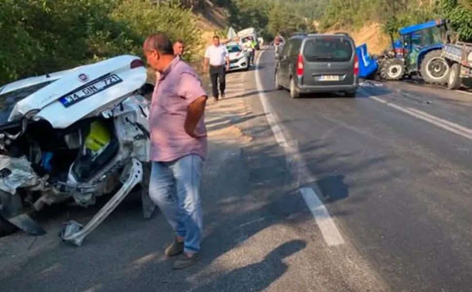 Feci Kazada 2 Kişi Yaralandı
