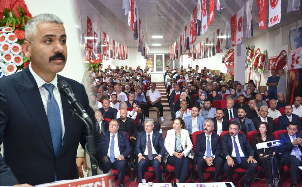 MHP Afşin İlçe Başkanı Kenan Karaağaç Oldu