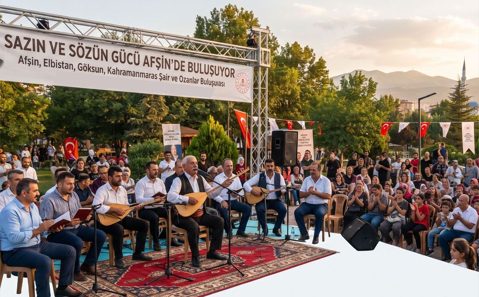 Sazın ve Sözün Gücü Afşin’de Buluşuyor