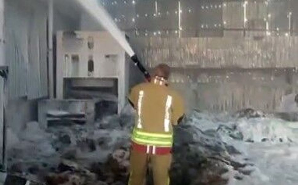 Tekstil Fabrikasında Çıkan Yangına Ekiplerden Hızlı Müdahale