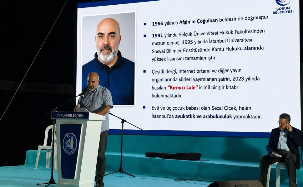 Çorum’da Anadolu Şiir Akşamları’nda Afşin Rüzgârı Esti