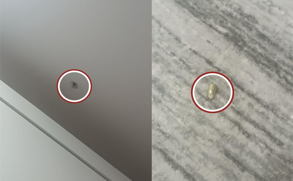 Afşin’de Yorgun Mermi Çatıyı Delip Küçük Kızın Odasına Düştü