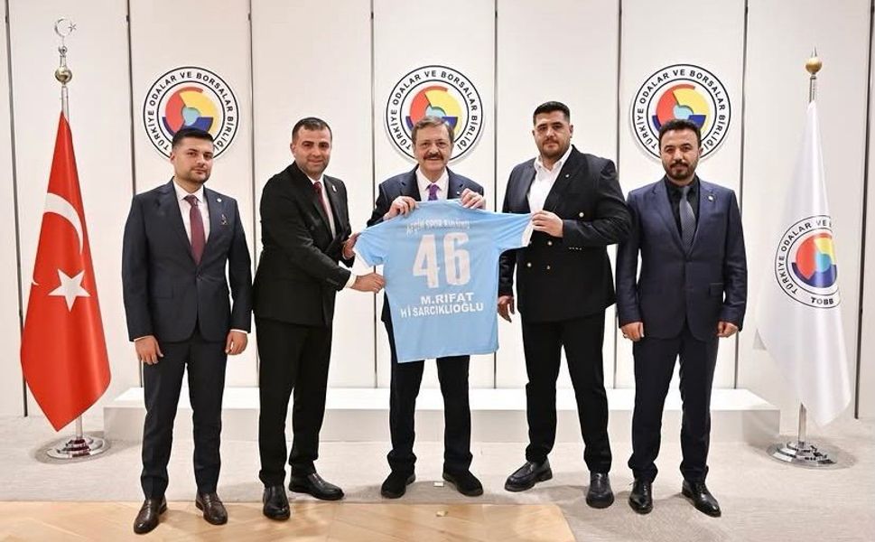Afşin TSO Yönetiminden TOBB Başkanı Hisarcıklıoğlu’na Ziyaret