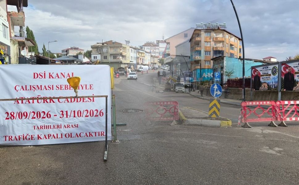 Afşin’de Bu Yolları Kullanacaklar Dikkat! Çalışmalar 1 Ay Sürecek