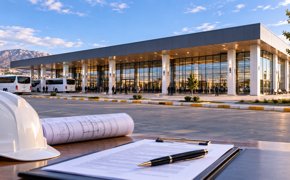 Afşin’in Yeni Terminal Binası Projesinde Sözleşme İmzalandı!