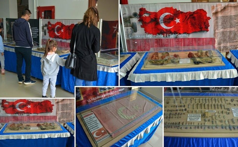 Afşin’de Çanakkale Savaş Eserleri Müzesi ve Uzay Çadırı Ziyarete Açıldı
