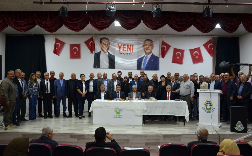 Yeni Parti Afşin 1. Olağan Kongresi Tamamlandı: İsmail Kalender Başkan Seçildi
