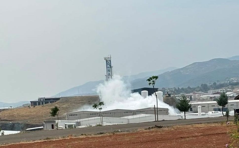 Gaz Dolum Tesisindeki Oksijen Tankı Patladı